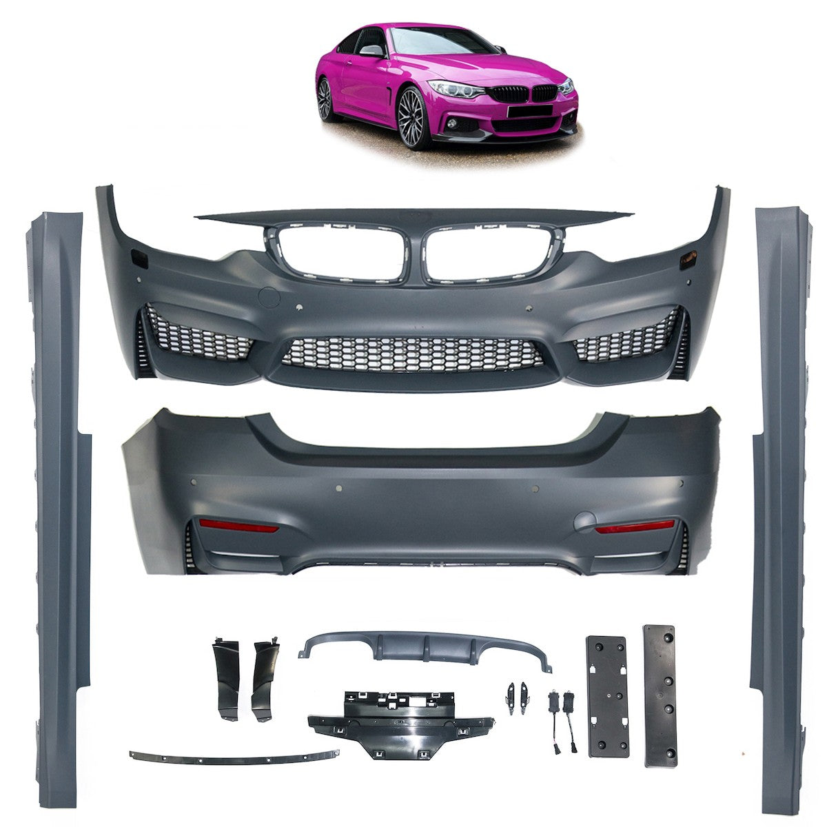 Sport-Karosserie-Kit passend für BMW 4er F32 F33 2013-2020
