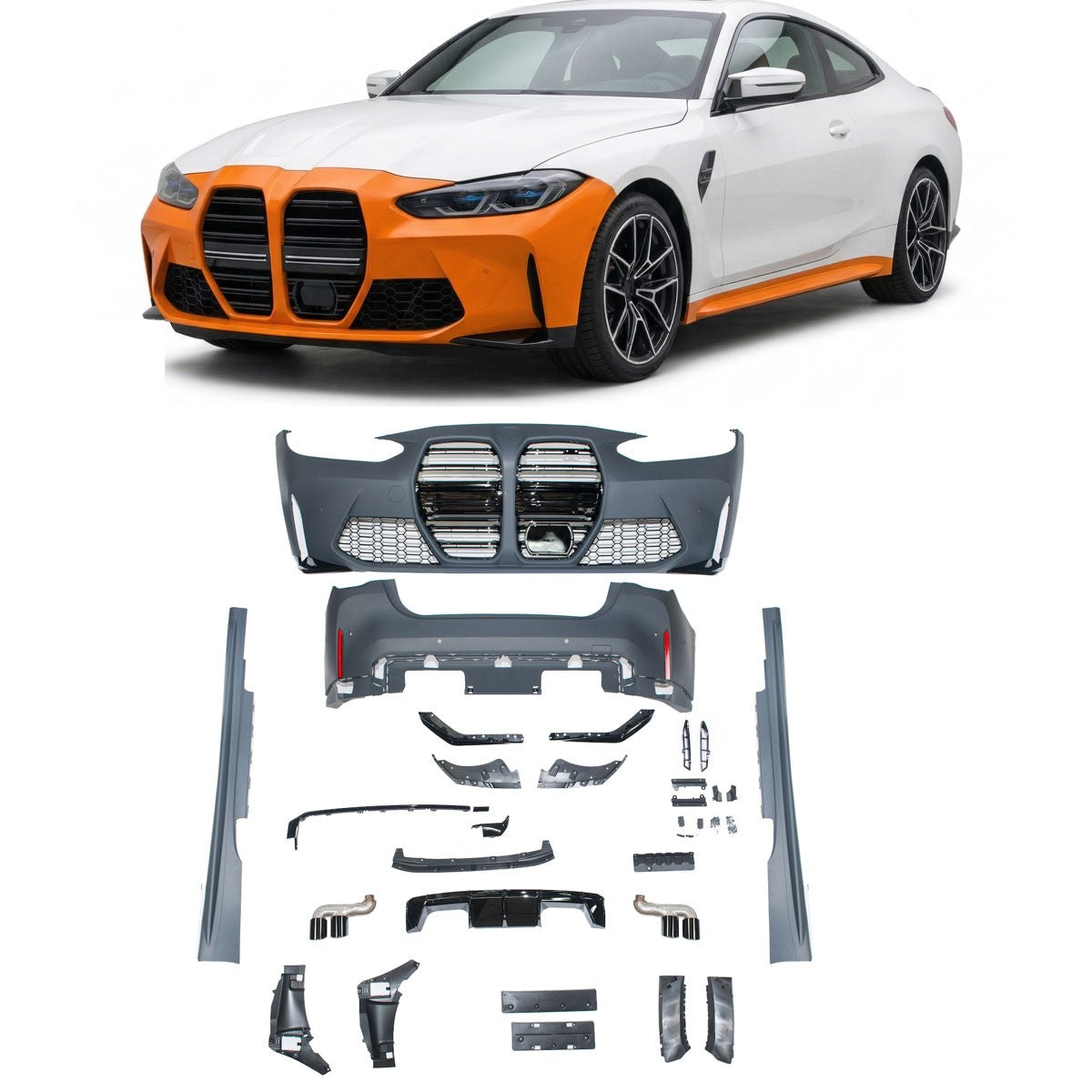 Sport Bodykit passend für BMW 4er G22 G23 G83 2021-heute