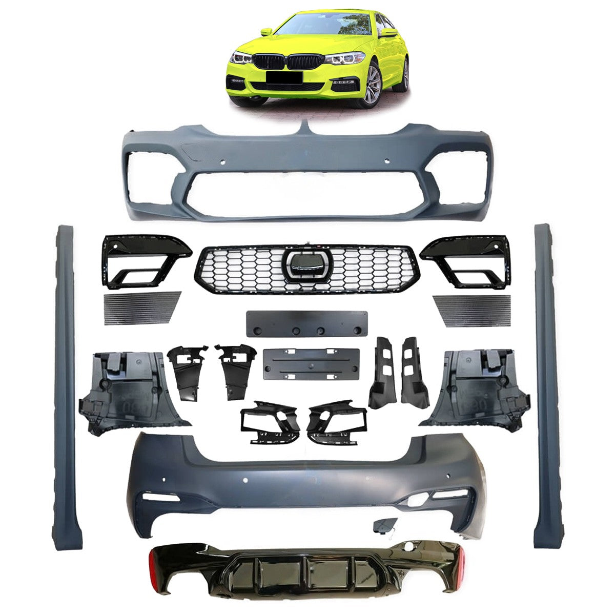 Sport Bodykit passend für BMW 5er (G30) Limousine 2017-2020