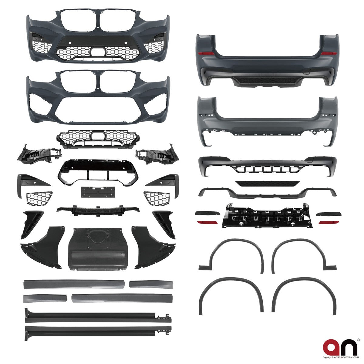 Bodykit Stoßstangen-Set passend für BMW X3 G01 2017-2021