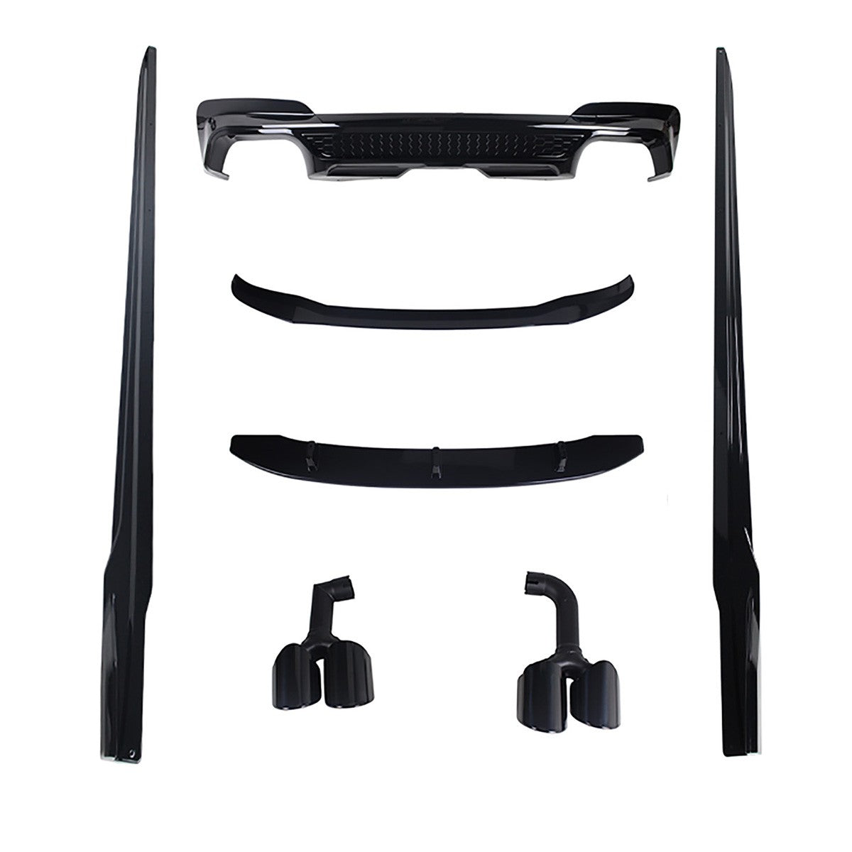 Bodykit Stoßstangen-Set Hochglanz Schwarz passend für BMW X3 G01 2017-2021