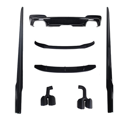 Bodykit Stoßstangen-Set Hochglanz Schwarz passend für BMW X3 G01 2017-2021
