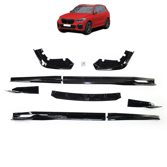 Sport Bodykit Stoßstangen Set Hochglanz Schwarz passend für BMW X5 (G05) 2018-2023