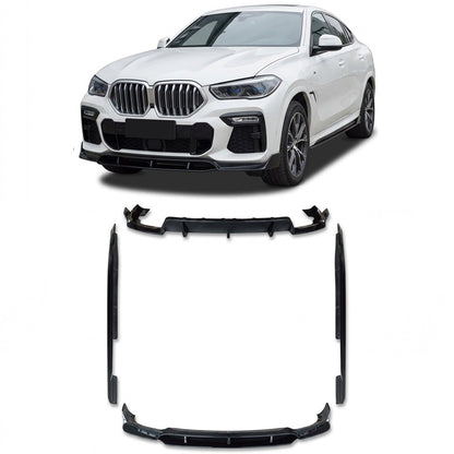 Bodykit Stoßstangen-Set Hochglanz Schwarz passend für BMW X6 G06 2019-2023