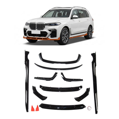 Hochglanz Schwarz Bodykit Spoiler Set passend für BMW X7 G07 2019-2022