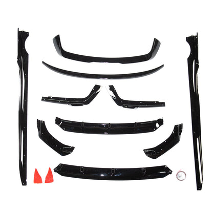 Hochglanz Schwarz Bodykit Spoiler Set passend für BMW X7 G07 2019-2022