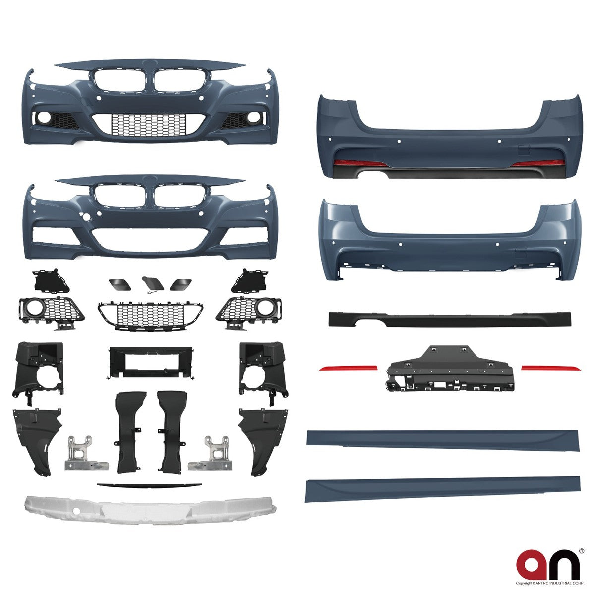 Bodykit Stoßstangen-Set PDC SRA passend für BMW 3er (F31) Touring 2012-2019