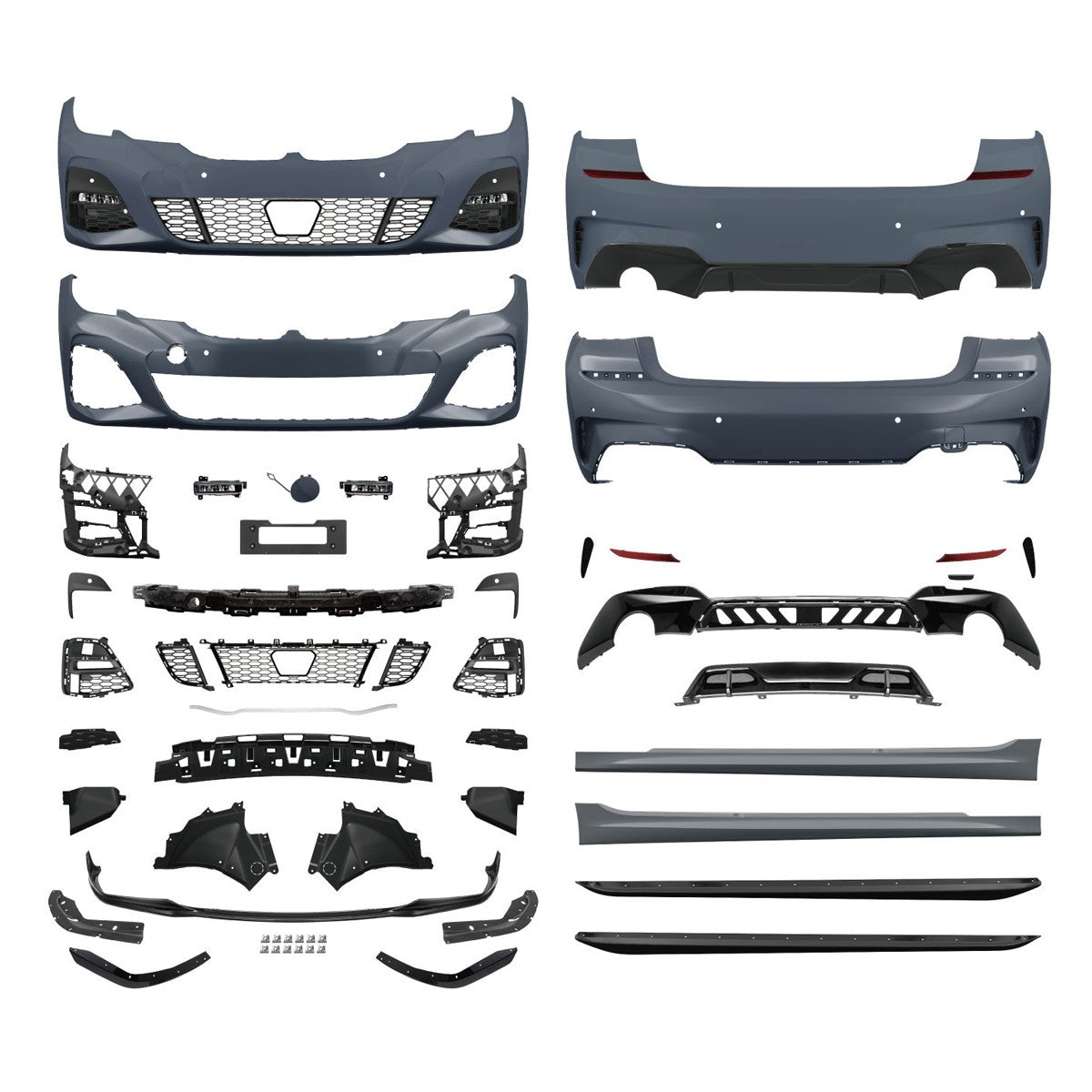 Bodykit Stoßstangen Set passend für BMW 3er (G20) 2019-2022