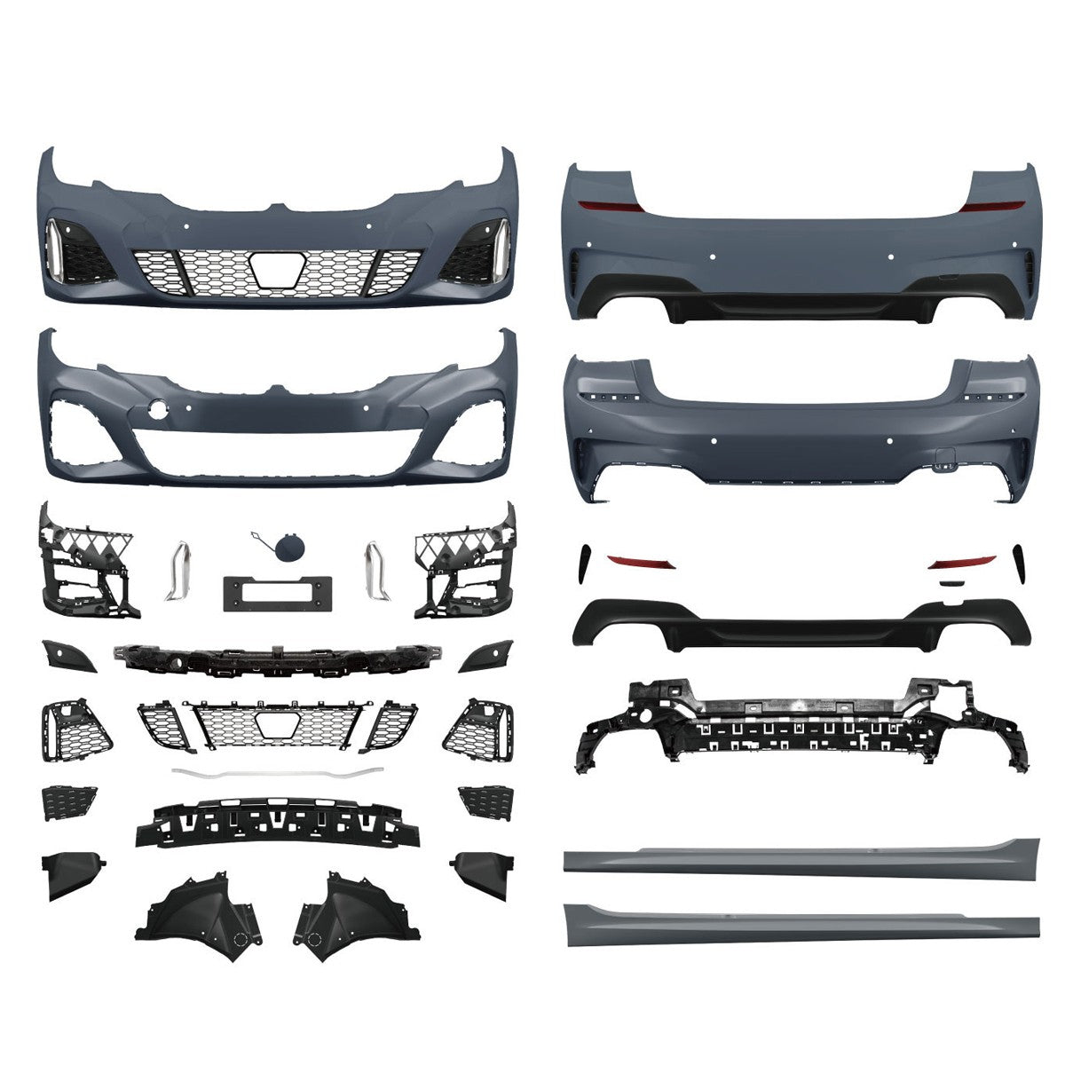 Bodykit Stoßstangen Set PDC ACC passend für BMW 3 (G20) Limousine 2019-2022