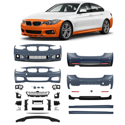 Bodykit Stoßstangen Set PDC SRA passend für BMW 4er (F36) Gran Coupe 2014-2021