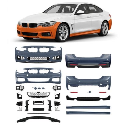 Bodykit Stoßstangen Set PDC SRA passend für BMW 4 (F36) Gran Coupe 2014-2021