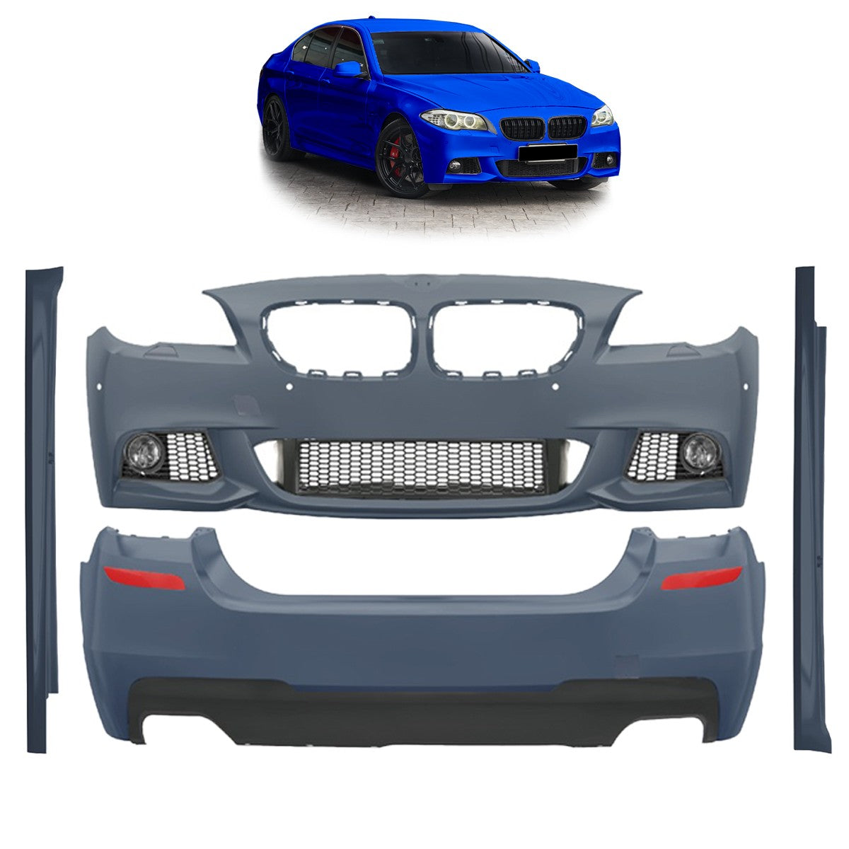 Bodykit Stoßstangen Set mit PDC SRA passend für BMW 5er F10 2010-2013
