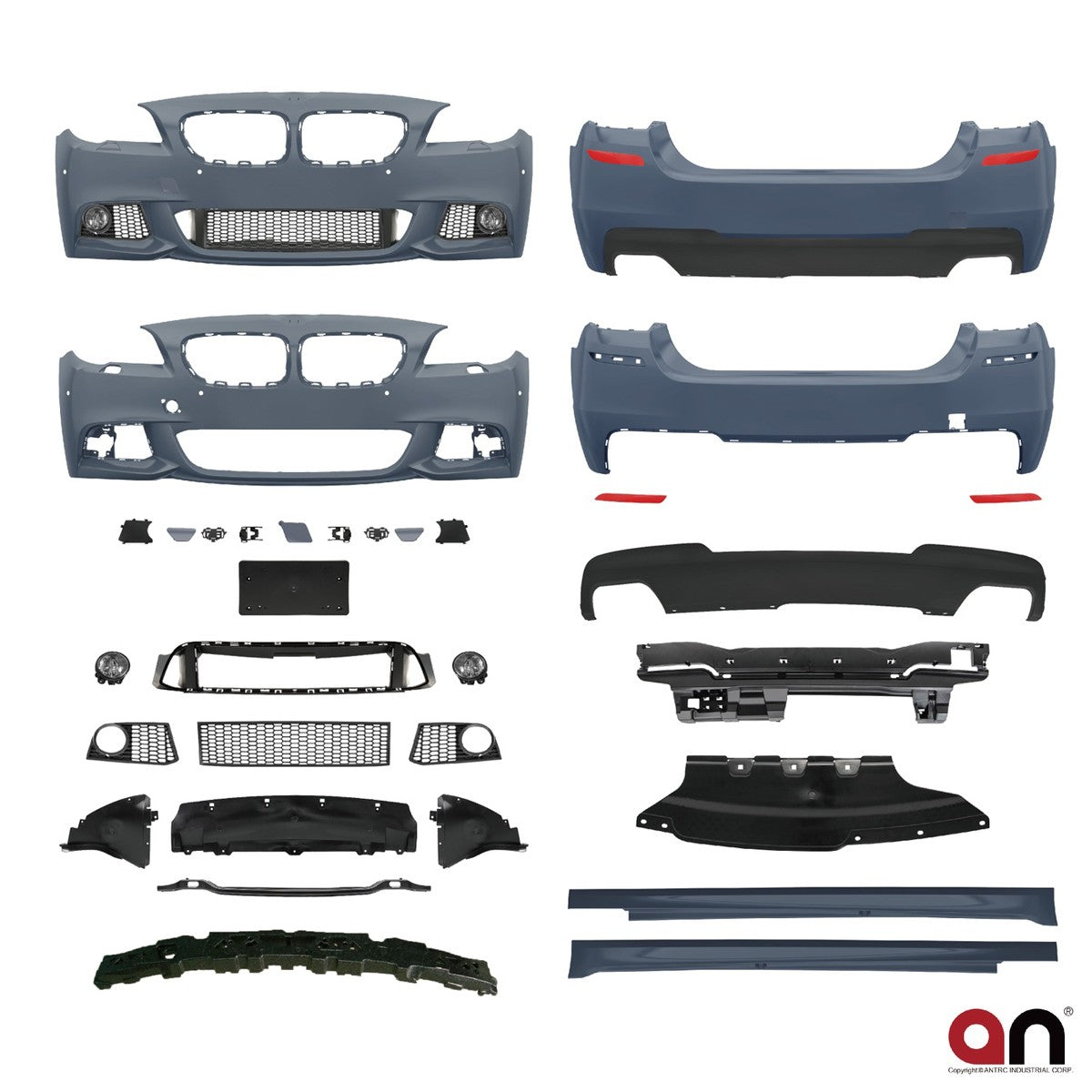 Bodykit Stoßstangen Set mit PDC SRA passend für BMW 5er F10 2010-2013