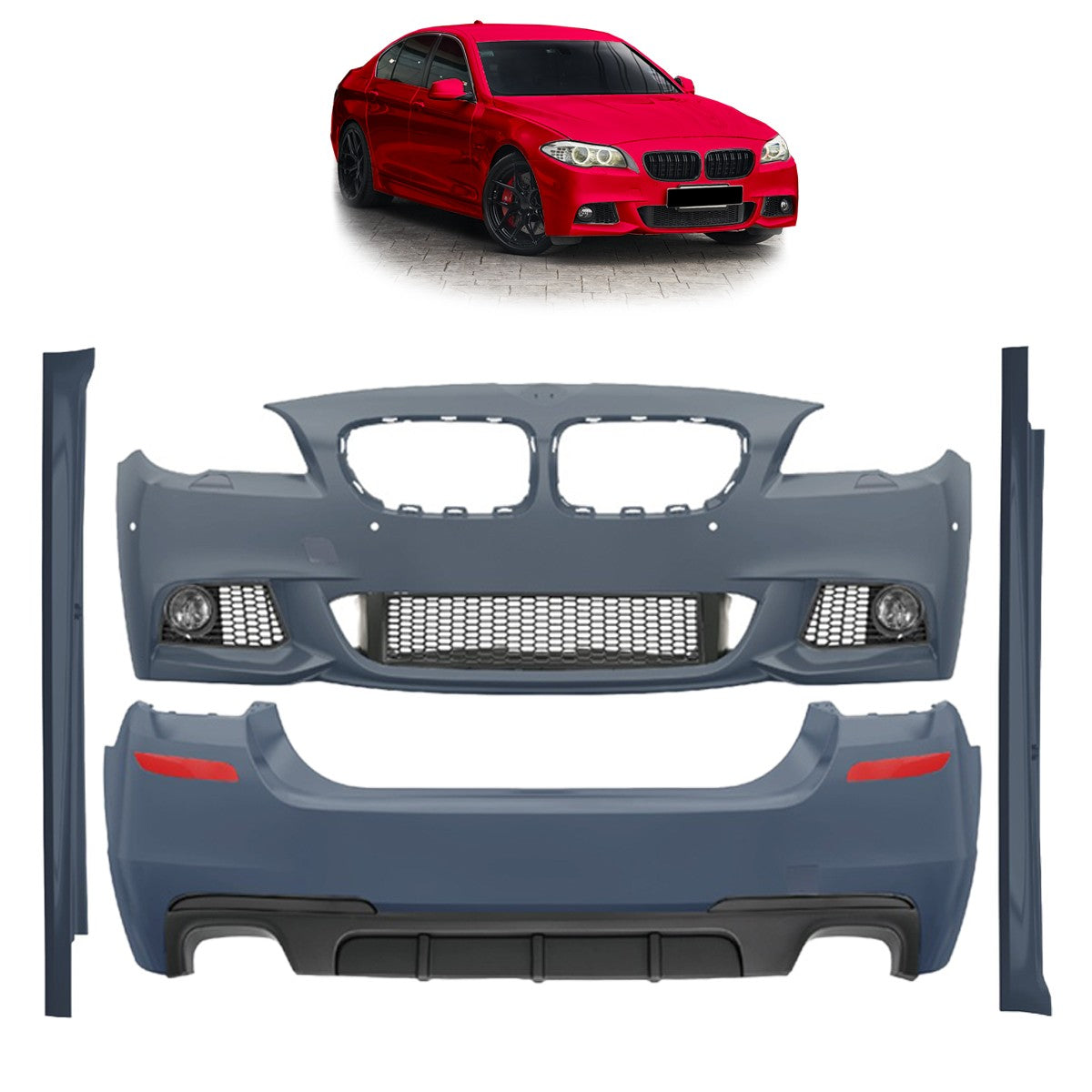 Bodykit Stoßstangen Set mit PDC SRA passend für BMW 5er F10 2010-2013