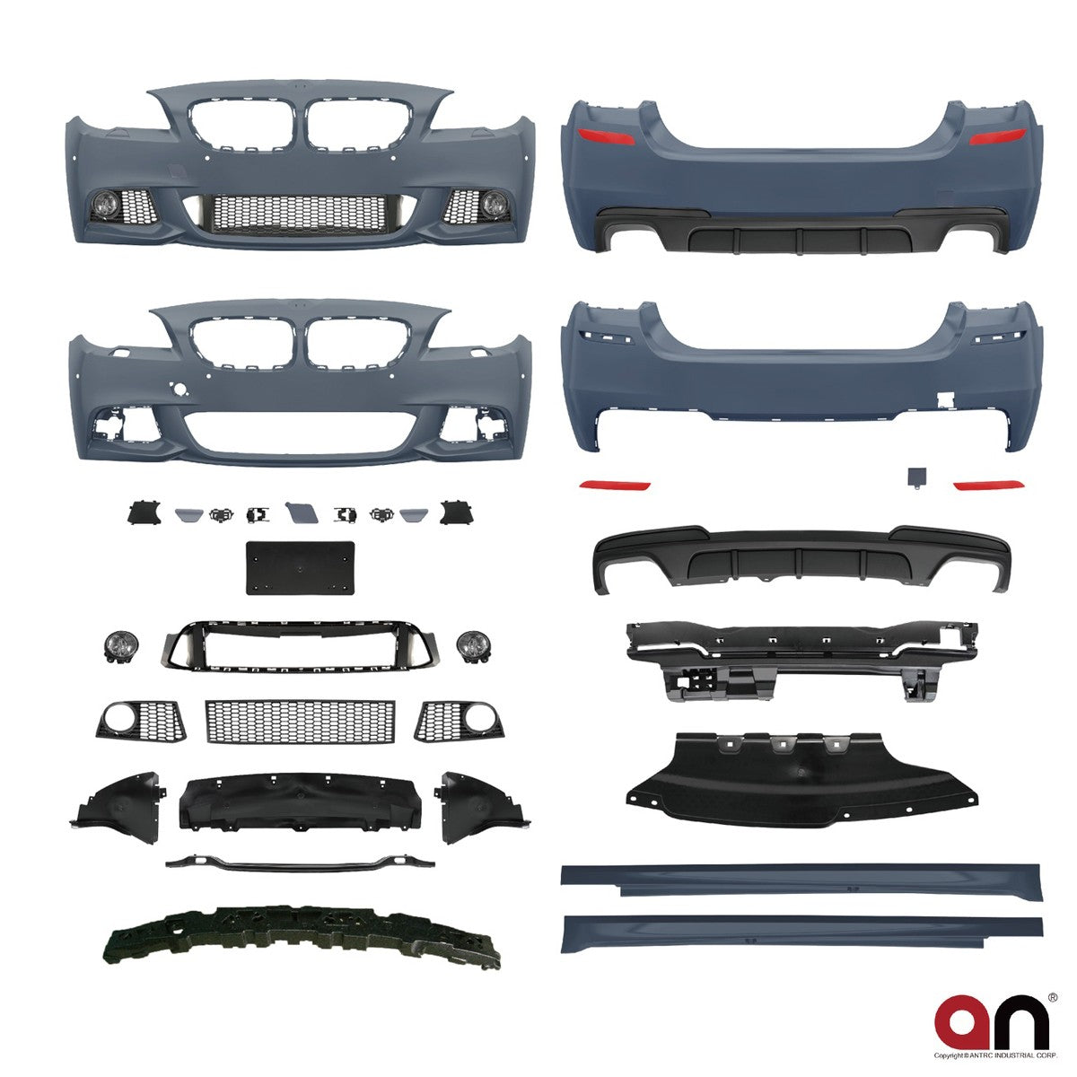 Bodykit Stoßstangen Set mit PDC SRA passend für BMW 5er F10 2010-2013