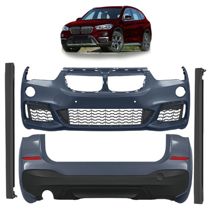 Sport Bodykit Stoßstangen Set PDC SRA passend für BMW X1 (F48) 2014-2019