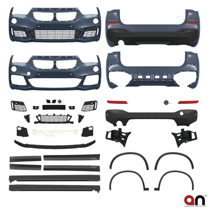 Sport Bodykit Stoßstangen Set PDC SRA passend für BMW X1 (F48) 2014-2019