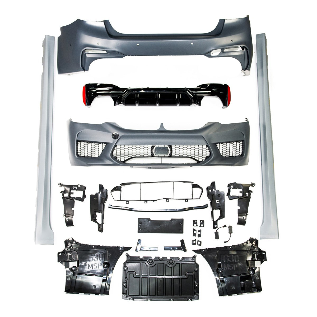 Bodykit Stoßstangen Set passend für BMW 5er (G30) Limousine 2017-2020