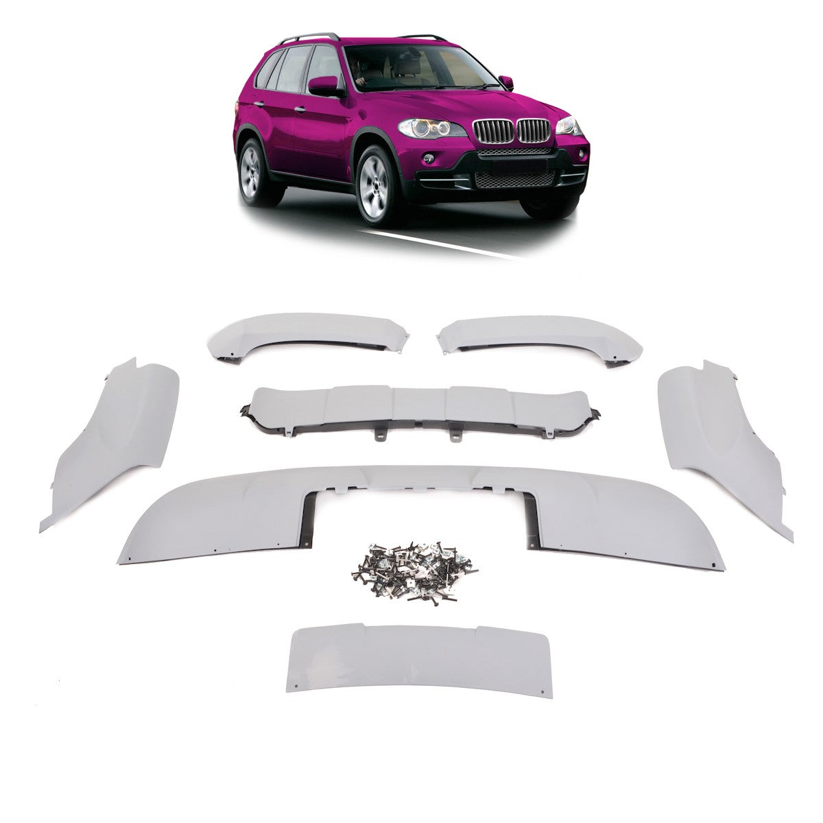 Aerodynamisches Bodykit Paket passend für BMW X5 E70 2007-2010