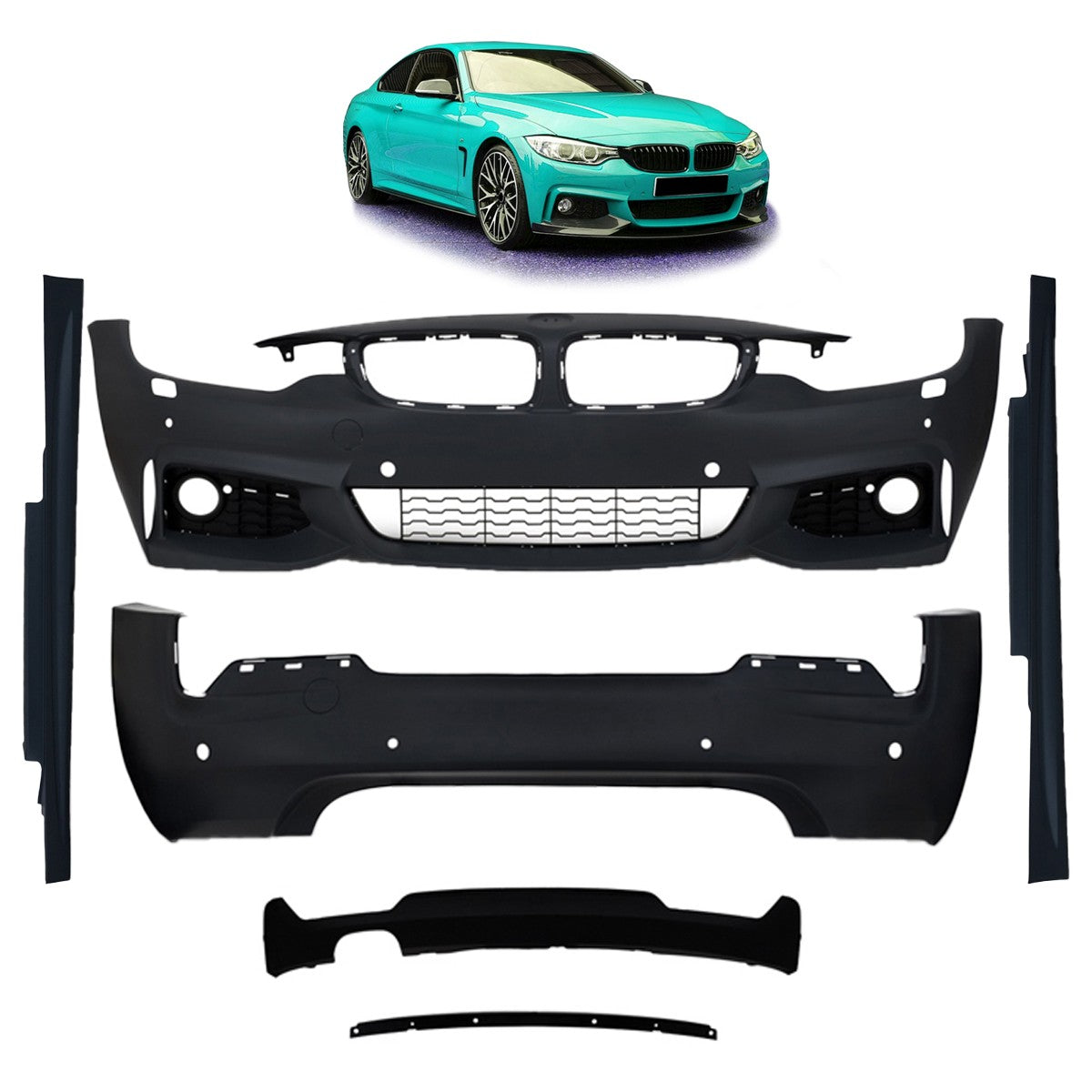 Bodykit Stoßstangen-Set PDC SRA passend für BMW 4er F32 F33 2013-2018
