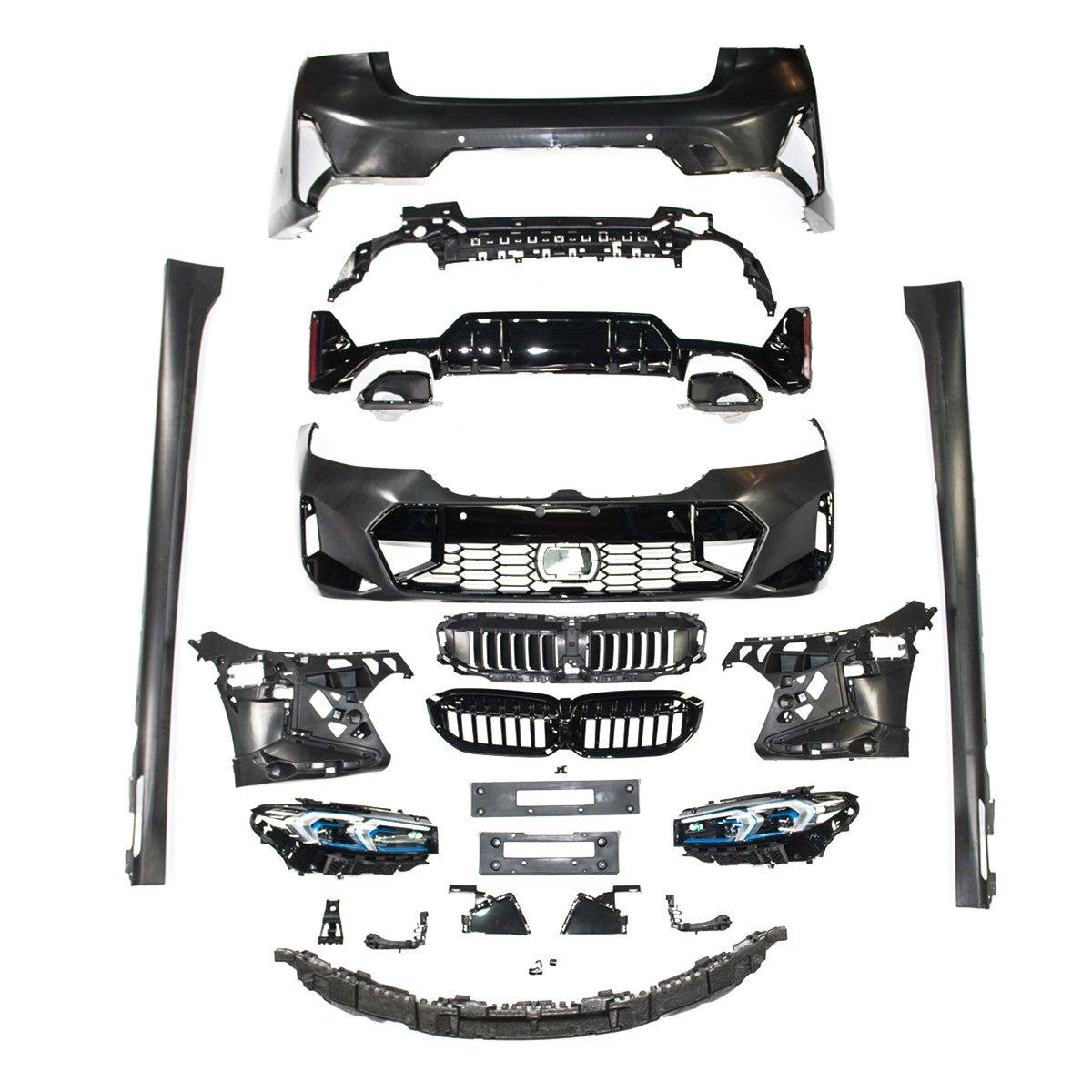 Sport Bodykit und Scheinwerfer-Set passend für BMW 3er G20 Limousine 2019-2022