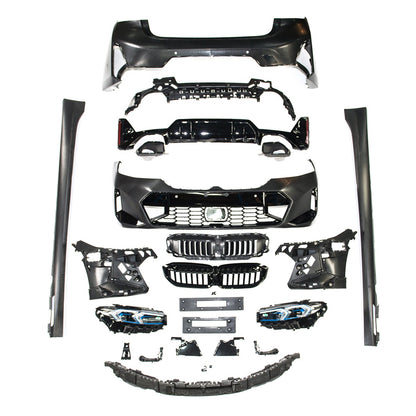 Sport Bodykit und Scheinwerfer-Set passend für BMW 3er G20 Limousine 2019-2022