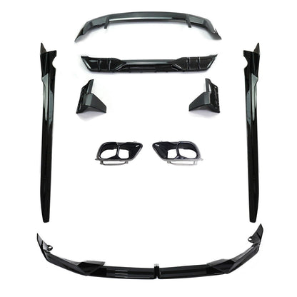 Hochglanz Schwarz Aero Bodykit passend für BMW X5 (G05) LCI 2023-heute