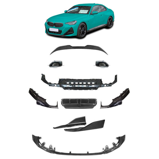 Sport Bodykit Aero Set Carbon-Optik passend für BMW 2 (G42) Coupé 2022-heute