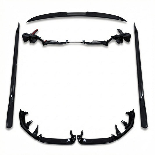 Karosserie-Kit Hochglanz Schwarz passend für BMW 5er G60 2023-heute