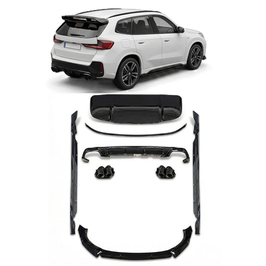 Performance-Karosserie-Kit Hochglanz Schwarz passend für BMW X1 U12 2022-heute