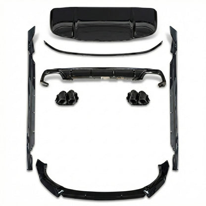 Performance-Karosserie-Kit Hochglanz Schwarz passend für BMW X1 U12 2022-heute