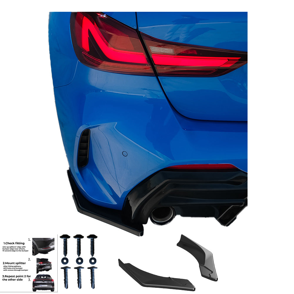 BK12.017 - Bodykit passend für BMW 1er F40 M-Pack / M135i 2019+ Hochglanz Schwarz