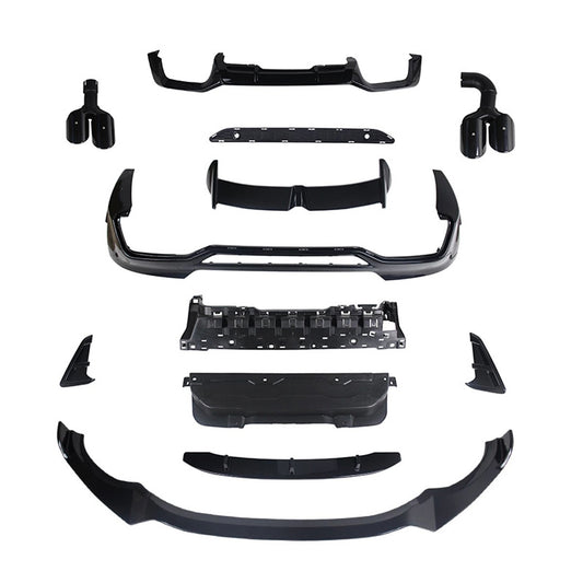 BK12.040-1 - Body Kit passend für BMW 4er G26 Grand Coupe M-Pack / M440i 2021+ (Quadratischer Einfachauspuff links und rechts)