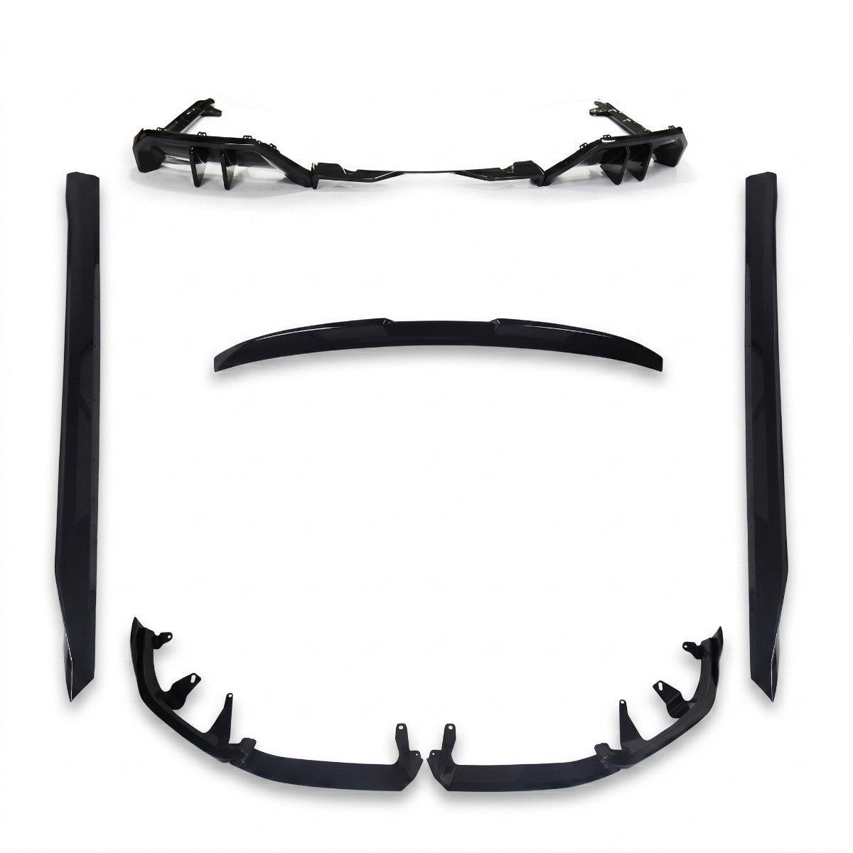 Hochglanz schwarzes Karosserie-Kit passend für BMW 5er G60 2023-heute