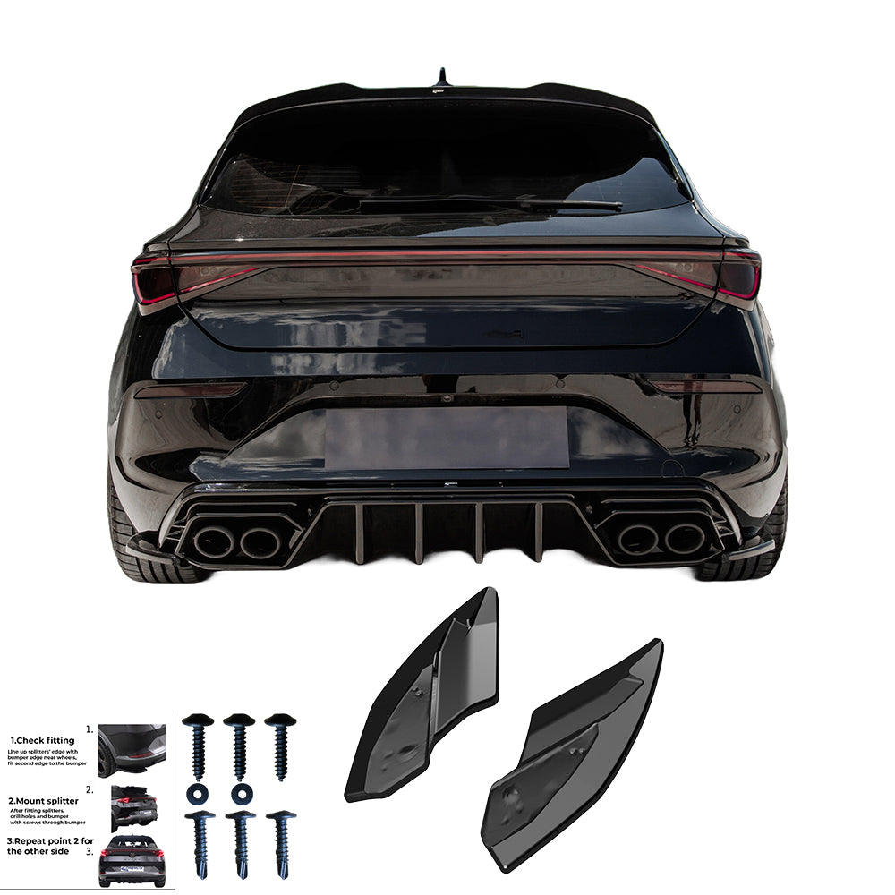 BK12.027 - Bodykit passend für CUPRA Leon MK1 2020-2024 Hochglanz Schwarz
