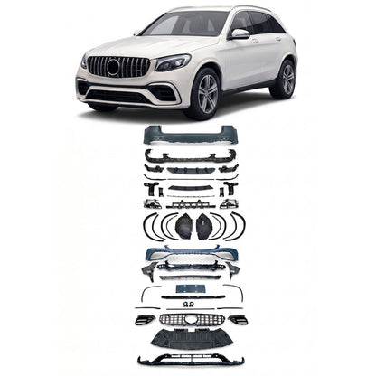 Bodykit Stoßstangen-Set passend für Mercedes GLC X253 2015-2019