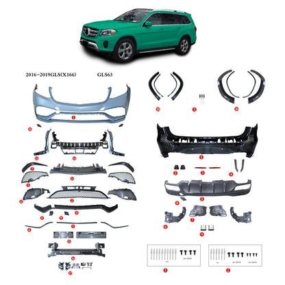 Sport Komplett-Kit passend für Mercedes GLS X166 2016-2019