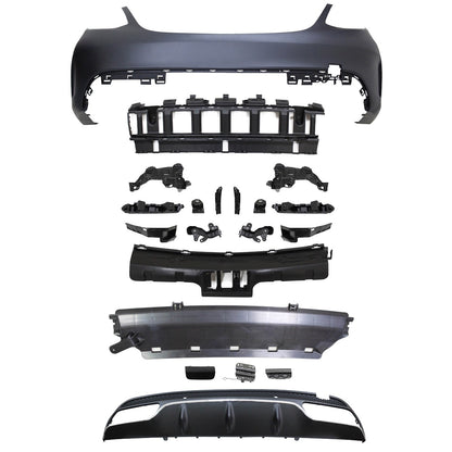 Bodykit Stoßstangen Set mit PDC passend für Mercedes C-Klasse W205 Limousine 2015-2022