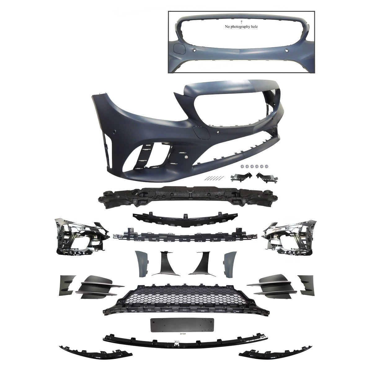 Sport Bodykit mit PDC passend für Mercedes C-Klasse W205 Limousine 2015-2022