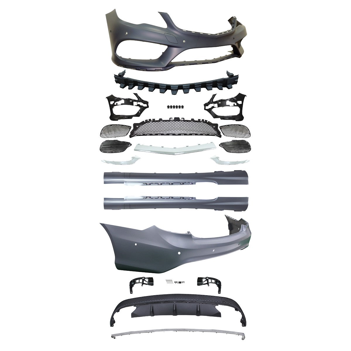Sport Bodykit Stoßstangen Set PDC passend für Mercedes E-Klasse C207 A207 2013-2016