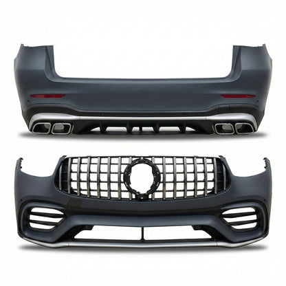 Bodykit Front- und Heckstoßstangen passend für Mercedes GLC X253 2020-2023