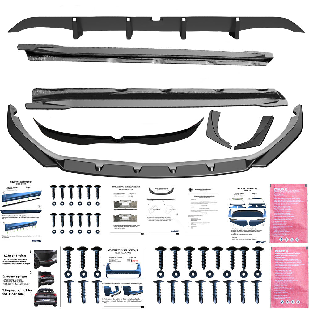 BK12.022 - Bodykit passend für OPEL Astra L 2020+ Hochglanz Schwarz