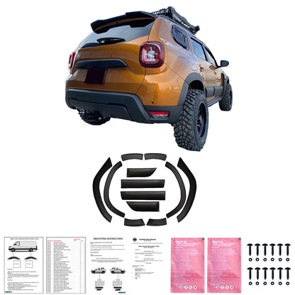 Karosserie-Kit passend für DACIA Duster Serie 2 2018+ Matt Schwarz