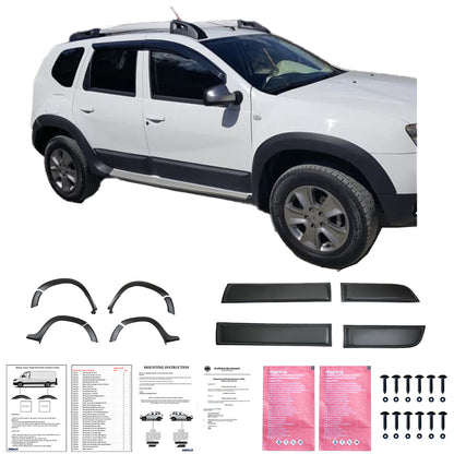 Karosserie-Kit passend für DACIA Duster Serie 1 2010-2017 Matt Schwarz