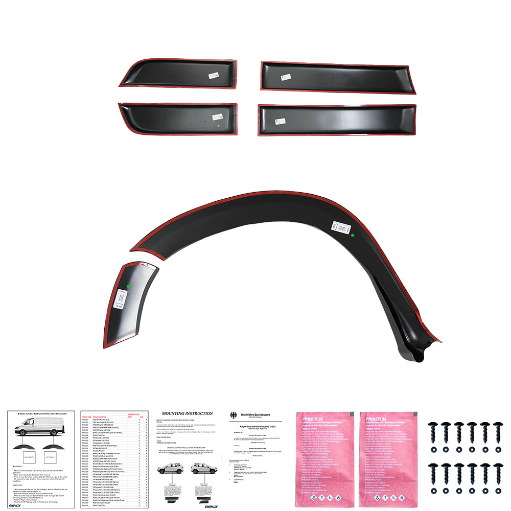 Karosserie-Kit passend für DACIA Duster Serie 1 2010-2017 Matt Schwarz