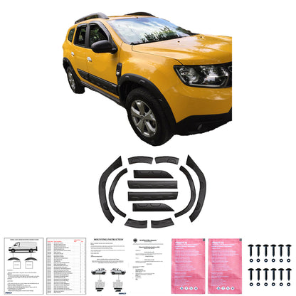 Karosserie-Kit passend für DACIA Duster Serie 2 2018+ (Offroad) Matt Schwarz