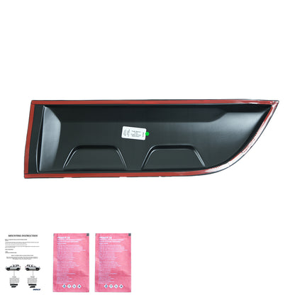 BK12.013 - Body Kit passend für Dacia Duster Serie 2 2018+ Parkassist (Offroad) (ohne Duster-Markierung) Matt Schwarz