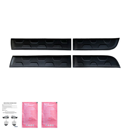 BK12.015 - Body Kit passend für Dacia Duster Serie 1 2010-2017 (Offroad) (ohne Duster-Markierung) Matt Schwarz