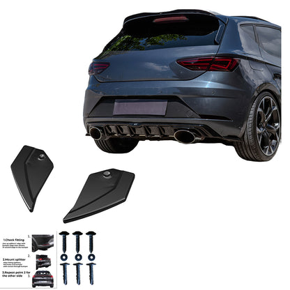 BK12.019 - Bodykit passend für SEAT Leon FR MK3 Facelift 2017-2019 Hochglanz Schwarz