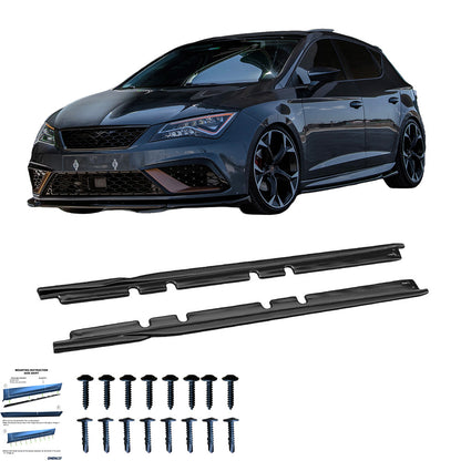BK12.019 - Bodykit passend für SEAT Leon FR MK3 Facelift 2017-2019 Hochglanz Schwarz
